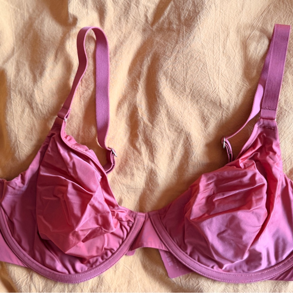CUUP Vibrant Orange Plunge Bra
